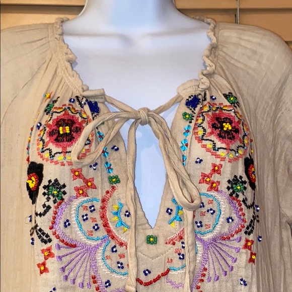 Anjuna Glenda Beaded/Fringe Boho Dress - Picture 8 of 9